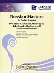 Russian Masters for String Quartet cover Thumbnail
